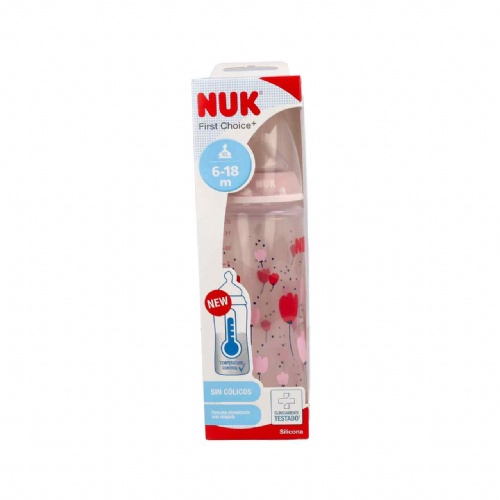 Biberon fc+ pp silicona - nuk first choice+ (1 envase tallla xl 360 ml)