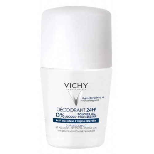 Desodorante 24 h sin sales de aluminio - vichy (1 roll on 50 ml)