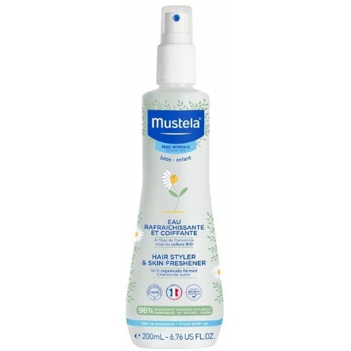 Agua para peinar refrescante - mustela (1 envase 200 ml)