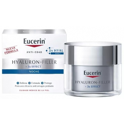 Eucerin antiedad hyaluron filler noche (1 envase 50 ml)