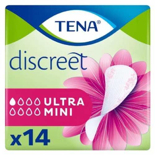 Absorbente incontinencia orina ligera - tena discreet ultra mini (28 unidades)