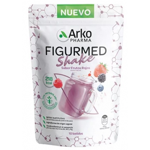 Figurmed shake batido sustitutivo (1 envase 350 g sabor frutos rojos)