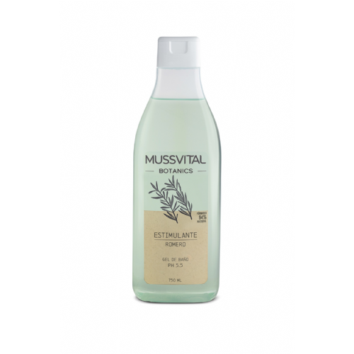 Mussvital essentials botanics gel de baño romero (1 envase 750 ml)