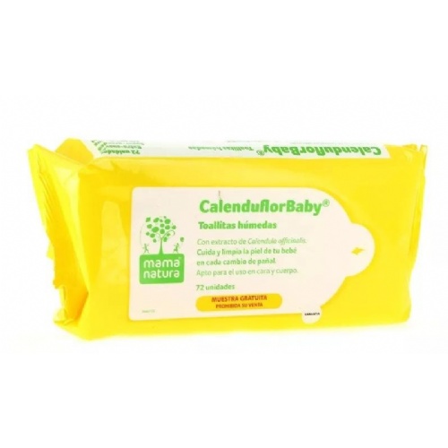 Calenduflorbaby toallitas de calendula (72 toallitas)