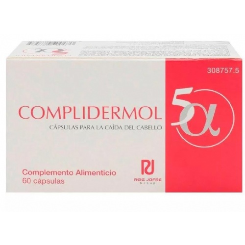 COMPLIDERMOL 5ALFA (60 CAPS)