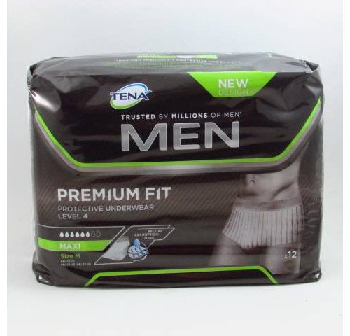 Absorbente incontinencia orina - tena men protective underwear calzoncillo (12 unidades talla m)