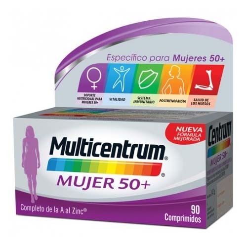 Multicentrum mujer 50+ (90 comprimidos)